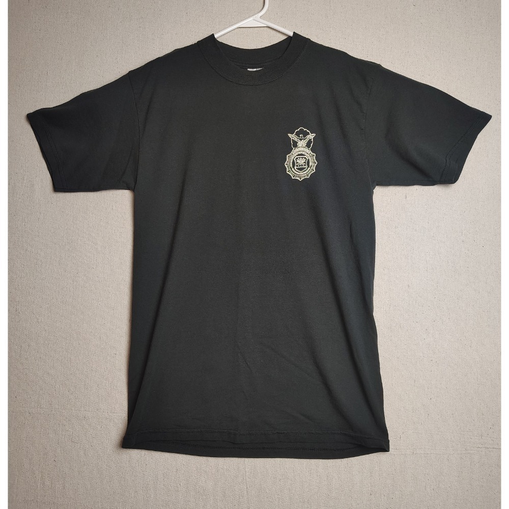 Jerzees Air Force Security Police Graphic Tee Heavyweight‎ Blend Medium Black EE